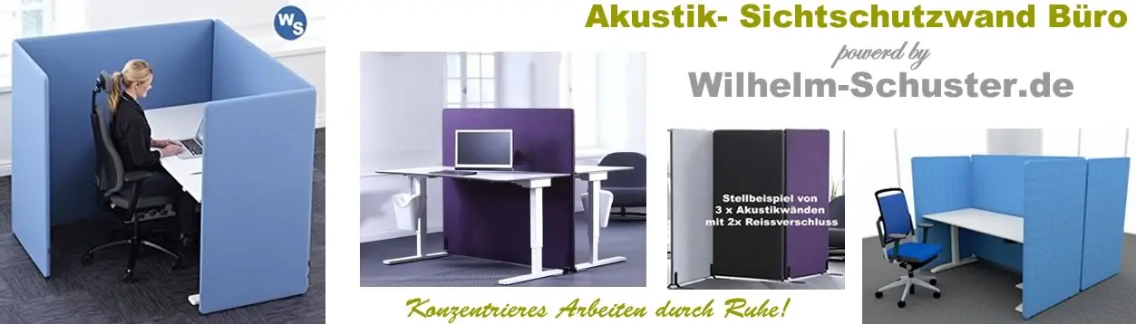 Akustik-Trennwand Büro – schallabsorbierender Raumteiler für konzentriertes Arbeiten