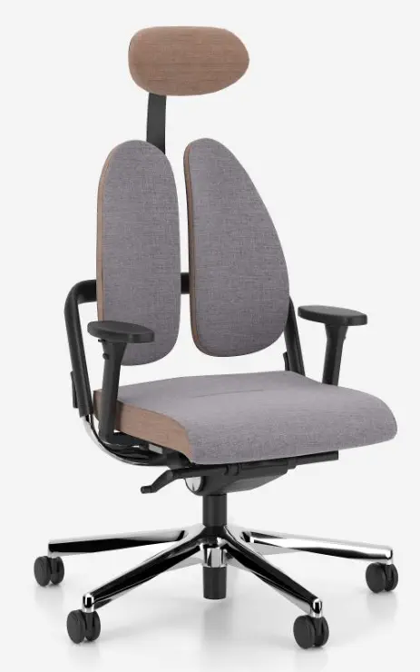 Ergonomischer Duo Back Bürostuhl mit geteilter Rückenlehne