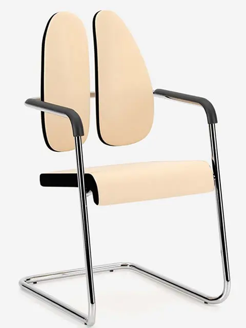 Xenium Besucherstuhl Duo-Back – Freischwinger