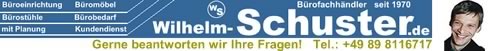 Ergonomische Bürostühle & Büromöbel online kaufen | Wilhelm Schuster-Logo