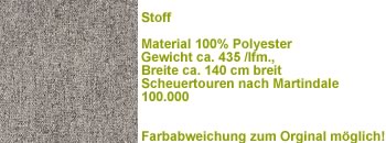 Stoff 26664 hellgrau meliert