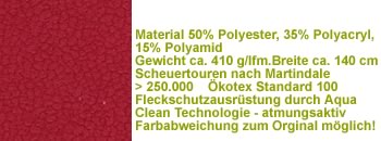 Stoff Aqua Clean rot 30461