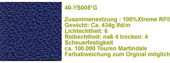 Extreme ys005*G blau  Stoff