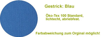 Stoffbezug - blau