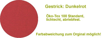 Stoffbezug - dunkelrot