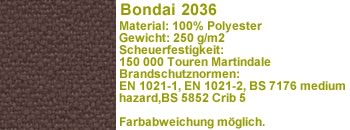 Bondai Stoff braun 2036