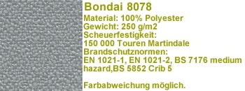 Bondai Stoff helles grau 8078