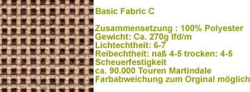 Basic Stoff C4 braun meliert
