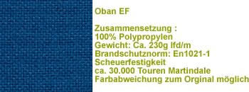 Stoff Oban EF078 blau