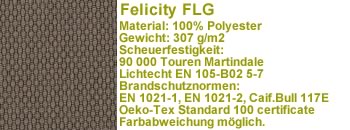 Felicity Stoff FLG 61165 braun