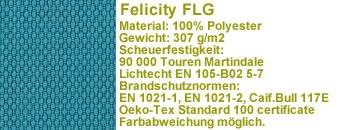 Felicity Stoff FLG 67079 hellblau