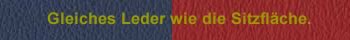 Kopfstütze gleiches Leder wie Rückenlehne.