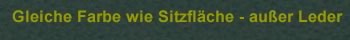Kopfstütze - Farbe wie Sitzbezug außer Leder.