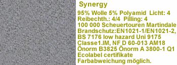 Stoff lds21 (Wolle 95%) 100.000 Scheuert.