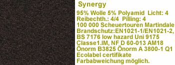 Stoff lds26 (Wolle 95%) 100.000 Scheuert.