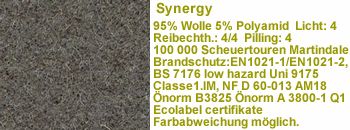Stoff lds35 (Wolle 95%) 100.000 Scheuert.