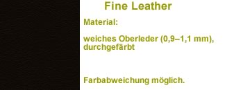 Feines Leder schwarz LE01