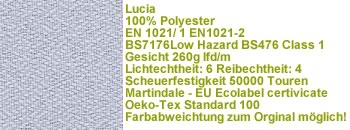 Lucia Stoff YB086 hellblau