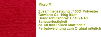Stoff Micro M04 rot