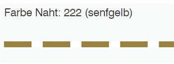 senfgelbe Naht 222