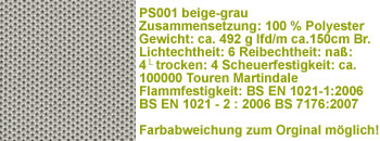 beige grau ps001  Stoff