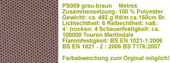grau braun ps009 Stoff