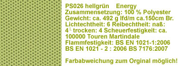 hellgrün ps026 Stoff