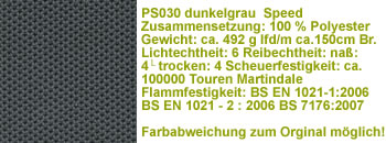 dunkelgrau ps030  Stoff