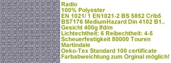 Radio Stoff RDF 8032 grau