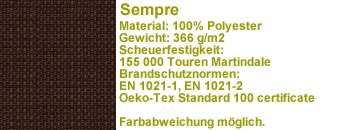 Sempre Stoff braun sm05