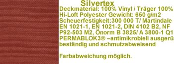 Silvertex Kunstleder rot 2012