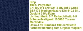 Step Stoff 65011 dunkelblau