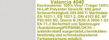 Valencia Kunstleder weiß/beige VL4040