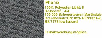 Stoff yp081 grau 100.000 Scheuert.