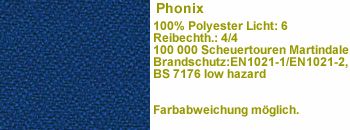 Stoff yp082 blau 100.000 Scheuert.