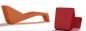 Preview: linkup armchair linkup chaise longue rueckansicht