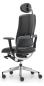 Preview: xenium comfort exklusiver schwarzer lederstuhl