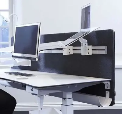 Schreibtisch Akustiksichtschutzwand A30 All IN ONE