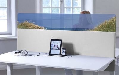 a30 akustikwand mit plexiglas mit bild gegen aufpreis