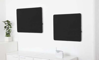 akustikwand a30 flexible als pinboard