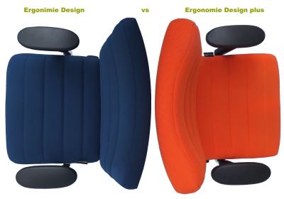 buerostuhl ergonomie design  vs buerostuhl ergonomie design plus