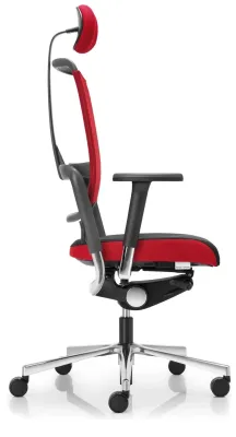 Preview: drehstuhl xenium synchron mesh rot 4d armlehne kopfstuetze.webp