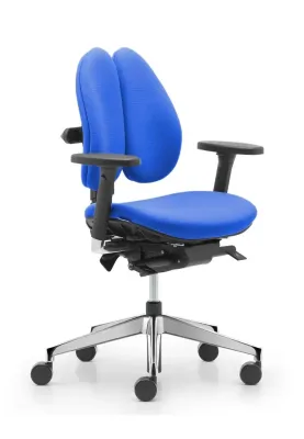 Duo Back Bürostuhl Synchron mit Vollpolster Rücken