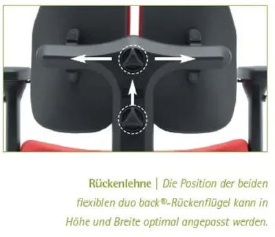 duo back rueckenlehne rueckenfluegel breite hoehe einstellbar.webp