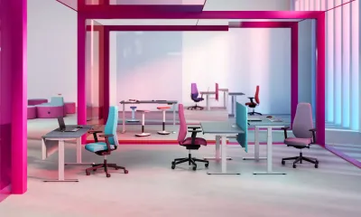 eUp Prime Schreibtisch T-LEG 2S - höhenverstellbar