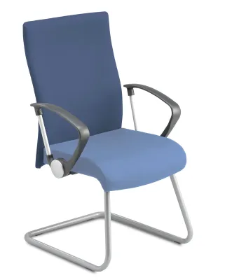 Preview: konferenzstuhl wsneocfbl freischwinger mit armlehne.webp