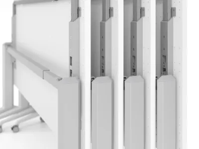 Preview: mobiler klaptisch auf rolen deteil 13cm staffelabstand vkfz.webp