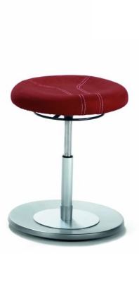 pendel hocker mit rundsitz silber fuer kinder