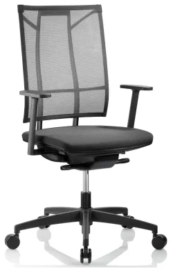 Bürostühle Sail mit Netzrücken - Armlehne sofort
