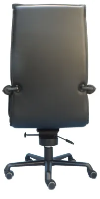 urania 151 schwarzer lederdrehstuhl chefsessel.webp